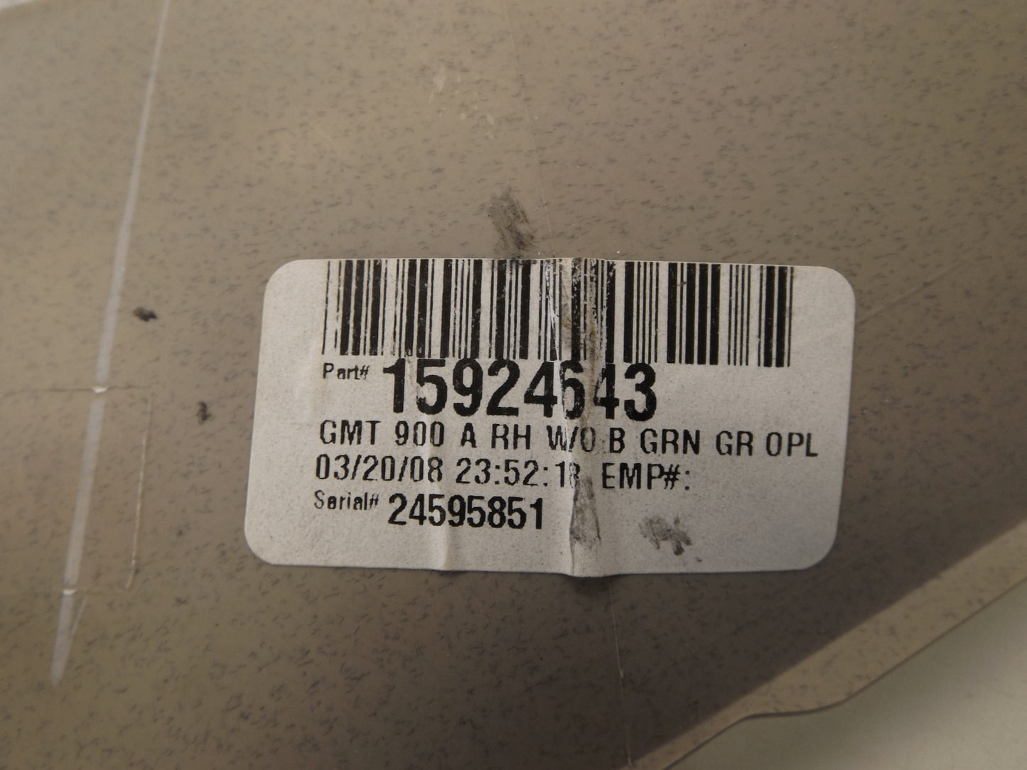 15924643 2008-2009 Chevrolet Silverado 1500 Body A-Pillar Trim Panel Used 15924643 OEM