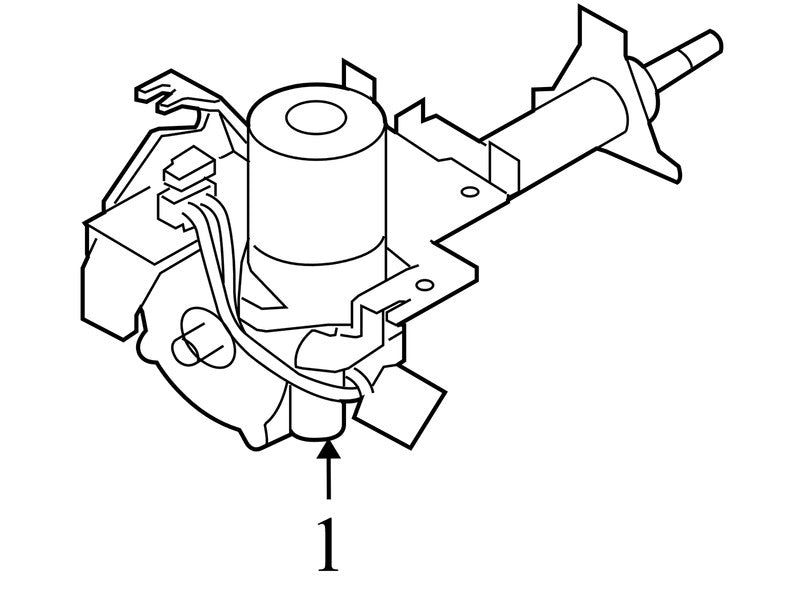 D8820JM00C 2008-2015 Nissan Rogue Steering Column Assembly Used OEM 48810JM00D