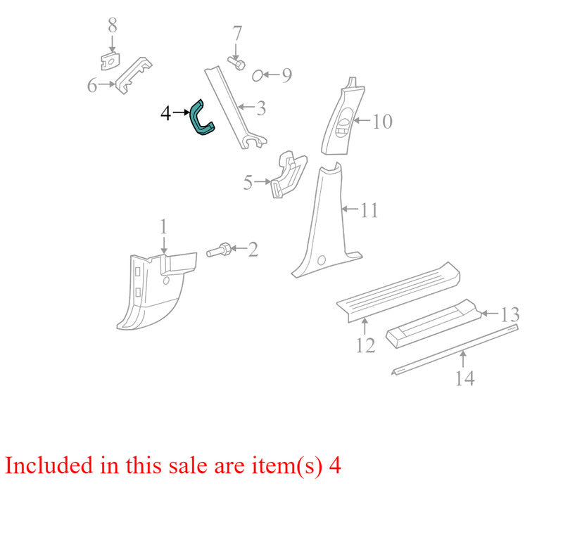 1L2Z7831406AAA 2002-2005 Ford Explorer FR Interior Grab Bar Used 1L2Z7831406AAA OEM