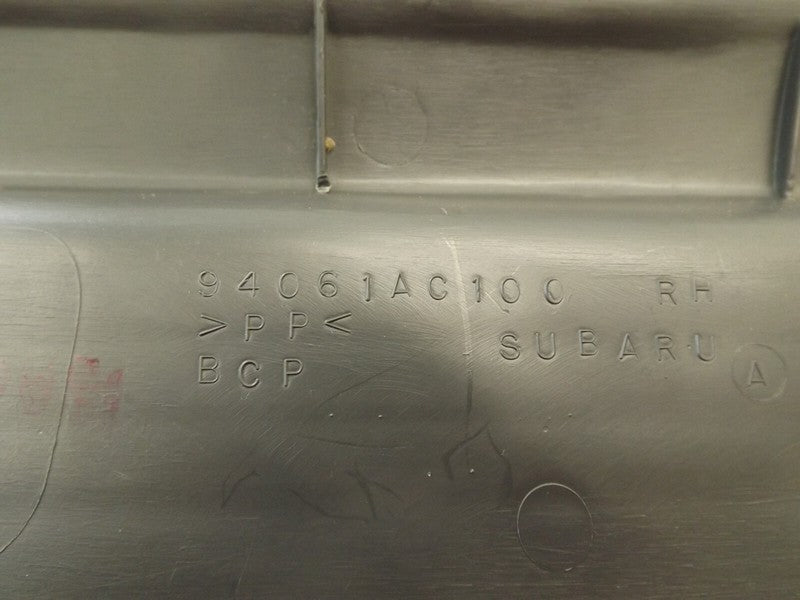 94061AC100 1995-1999 Subaru Legacy Passenger Rear RR Door Sill Trim Used OEM 94061AC100