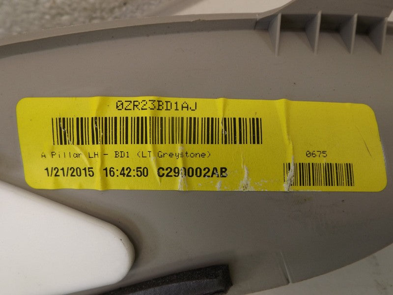 0ZR23BD1AJ 2011-2020 Grand Caravan Front Left Body A-Pillar Trim Panel Used 0ZR23BD1AJ