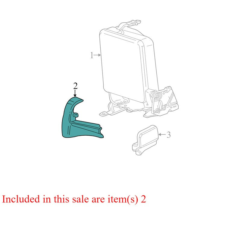 4L5Z1367518AAA 1998-2005 Ford Ranger Passenger Right Seat Hinge Cover Used OEM XL541367518