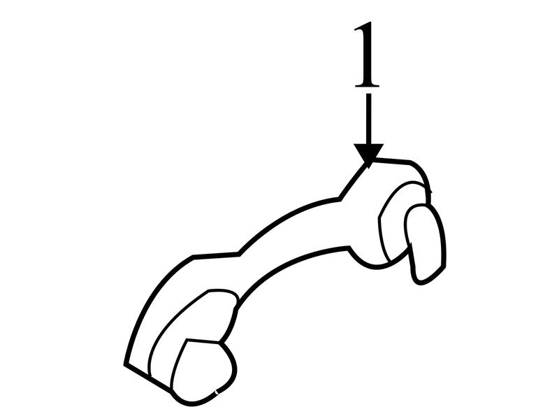 8L8Z7822404AB 2008-2012 Ford Escape Driver FL Exterior Door Handle Used OEM 8L8478224N03AL