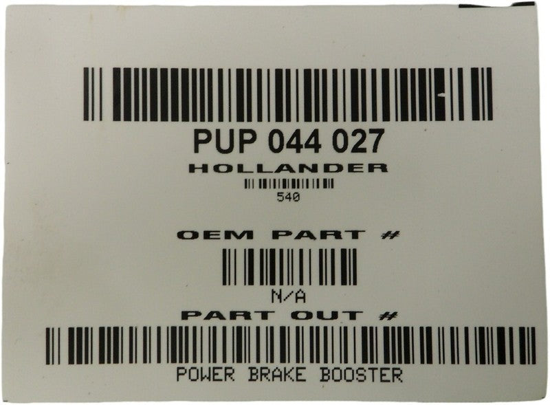 1998-2005 Chevrolet Blazer Power Brake Booster Used OEM