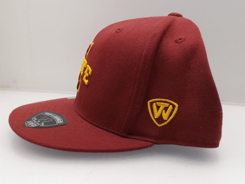 New Era 86 Fitted Iowa State Cyclones Hat Embroidered Red Cap (6 7/8 - 7 1/4)