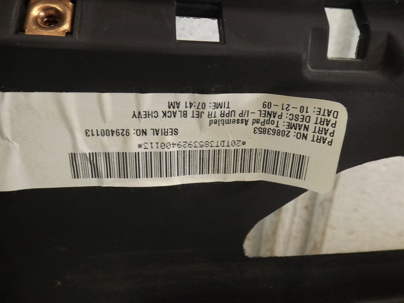 22854862 2010-2017 Chevrolet Equinox Instrument / Dash Panel Pad Assembly Used OEM
