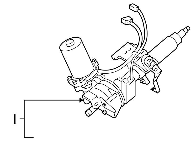 4520047063 2004-2009 Toyota Prius Steering Column Assembly Used OEM 4520047063