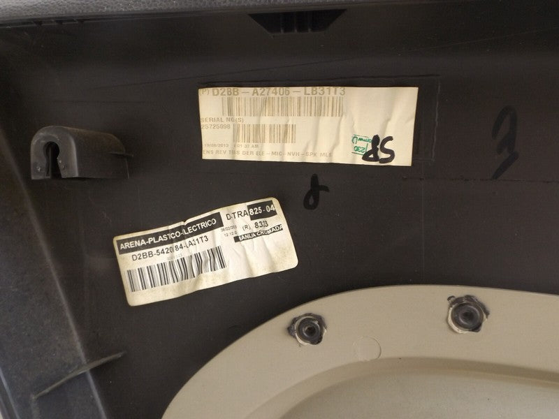 BE8Z5427406BA 2011-2019 Ford Fiesta Passenger Rear RR Interior Door Panel Used OEM D2BBA27406
