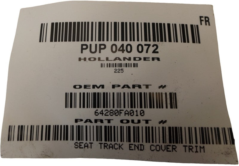 64280FA010 1995-1999 Subaru Legacy Passenger FR Seat Track Cover Used OEM 64280FA010