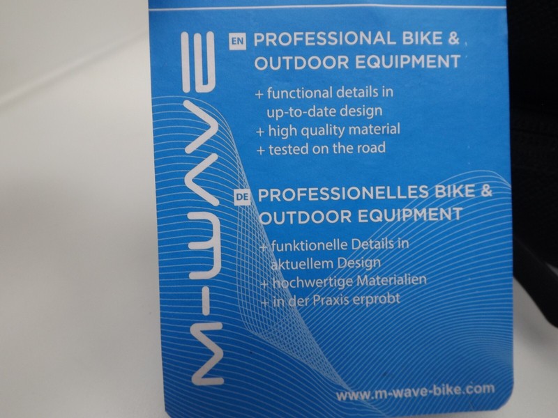 M-Wave Tilburg quick release Saddle bag Black/White