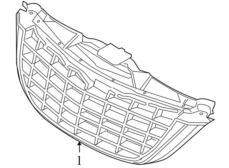 4857625AB 2004-2008 Chrysler Pacifica Front Grille Used OEM 04857626AA