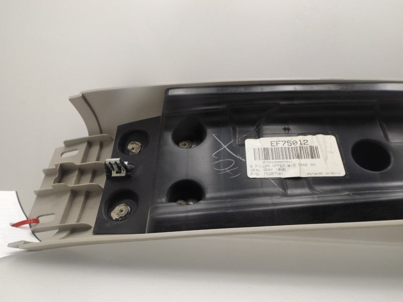 15235693 15235693 2005 Chevrolet Trailblazer Door B Pillar Post Trim Right Passenger Side