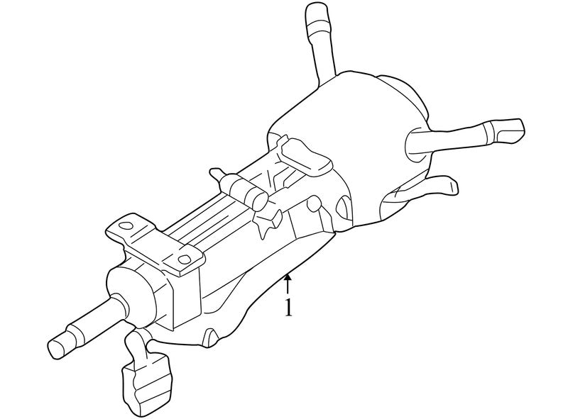 88964589 2002-2005 Buick LeSabre Steering Column Assembly Used OEM 25759425