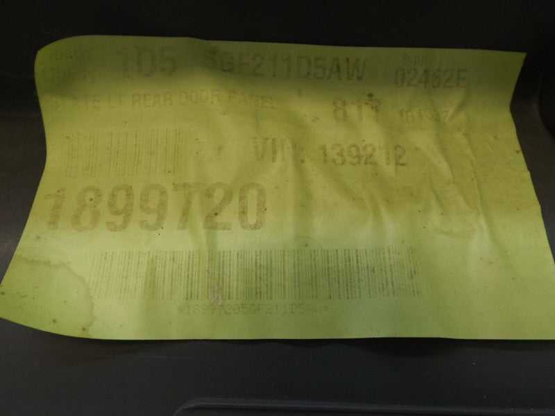 5GF211D5AW 2002-2007 Jeep Liberty Driver RL Door Interior Trim Panel Used 5GF18BD5AW OEM