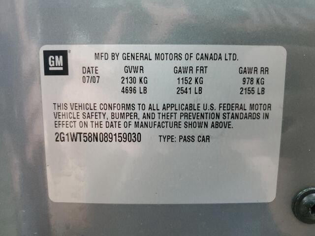 15886225 2006-2011 Chevrolet Impala Passenger FR Door Interior Trim Panel Used 19121268