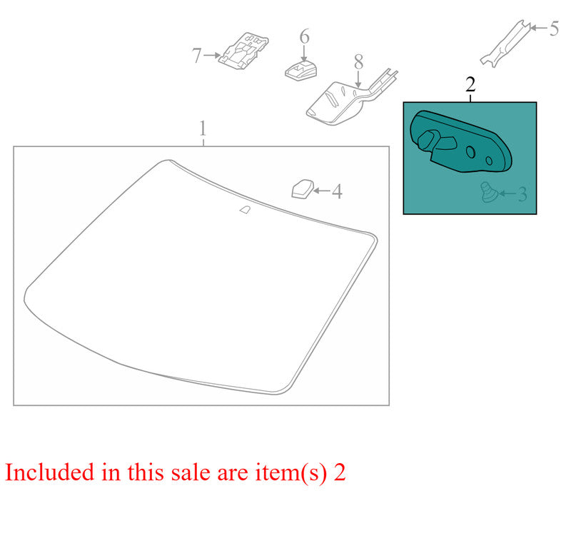 15816792 2009-2012 Chevrolet Traverse Front Interior Rear View Mirror Used 13524917 OEM