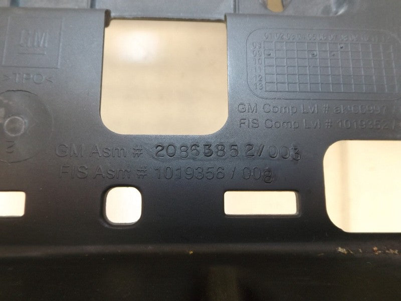 22854862 2010-2017 Chevrolet Equinox Instrument / Dash Panel Pad Assembly Used OEM