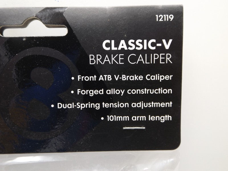 12119 Origin-8 Classic V Brake Caliper Or8 V Alloy 101mm Classic Black Front