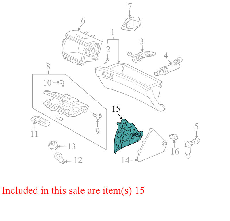 77285SDAAZZ00 2003–2007 Honda Accord Driver Left Lower Dash Side Cover Used OEM 77285SDAA00ZA
