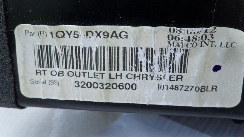 1SQ52DX9AJ 2011-2016 Chrysler Town & Country FL Dashboard Air Vent Used 1SQ52DX9AJ OEM