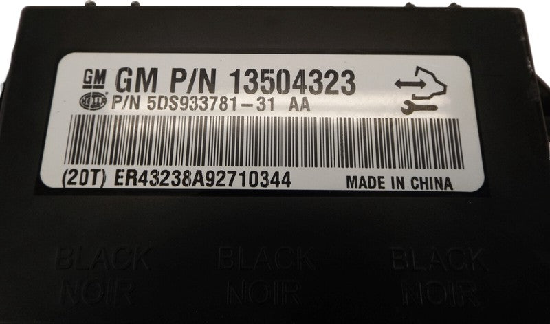 13504323 2010-2017 Chevrolet Equinox Seat Heater Control Module Used OEM 13504323