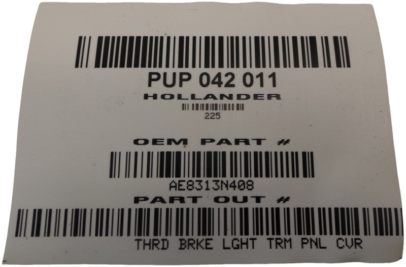 AE8313N408 2011-2019 Ford Fiesta Rear Center Third Brake Light Cover Used OEM AE8313N408