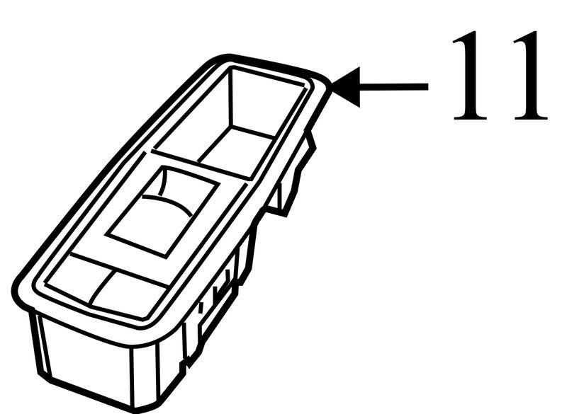 4602540AF 2009-2010 Dodge Journey Passenger FR Door Window Switch Used OEM 10003135