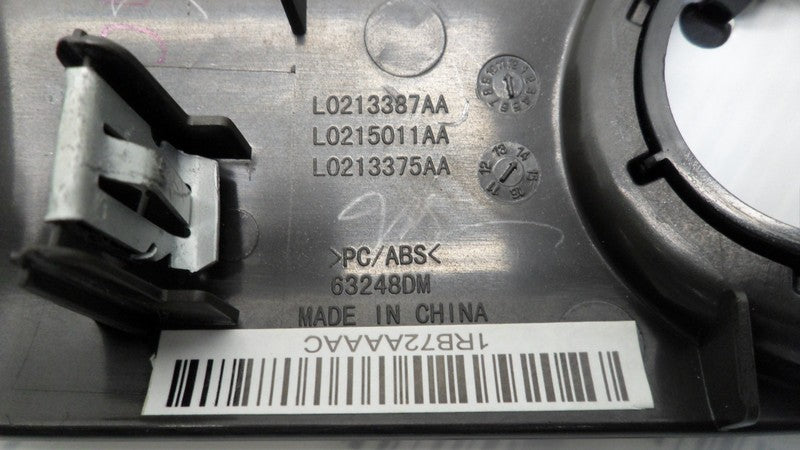 L0213387AA 2015-2018 Dodge Grand Caravan Ignition Key Panel Trim Molding Used L0213387AA