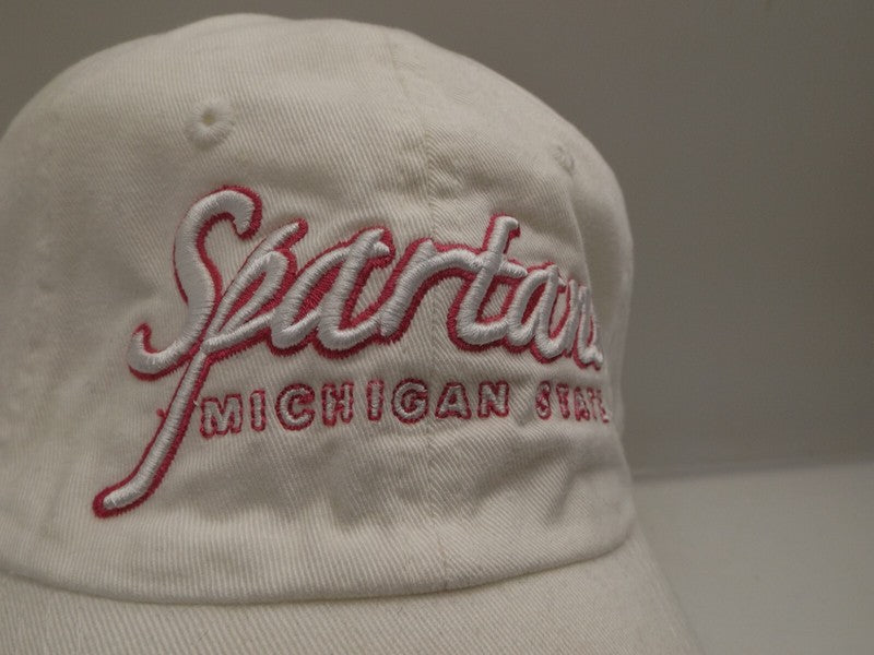 Michigan State Spartans Womens Pink Hat Top of the World One-Size White