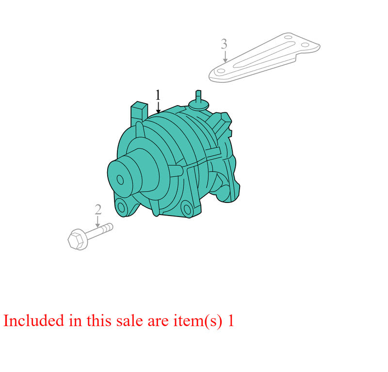 4868760AH 2004-2008 Chrysler Pacifica 3.5L Alternator Used OEM 4868760AH