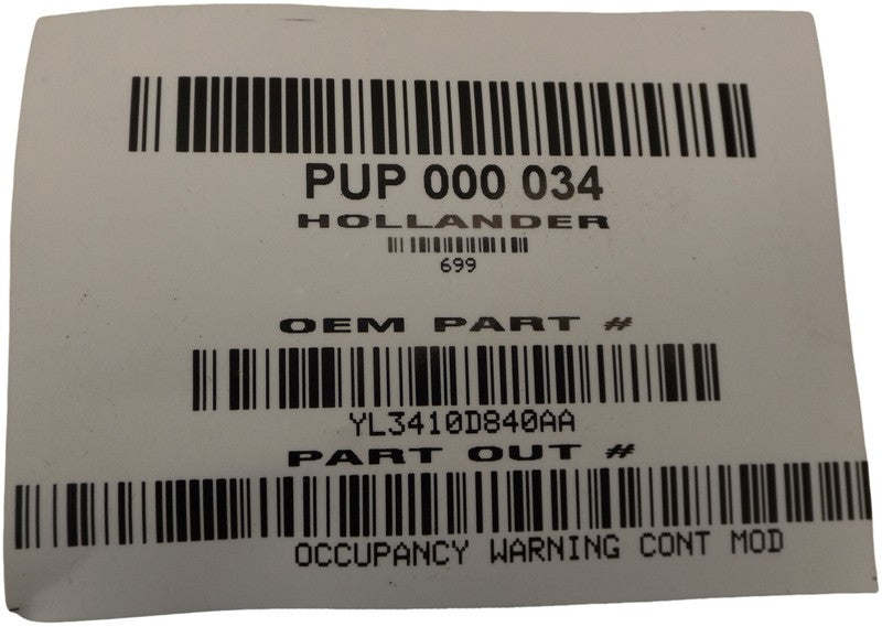YL3410D840AA 1999-2003 Ford F-150 Seat Belt Occupancy Control Unit Module OEM YL3410D840AA