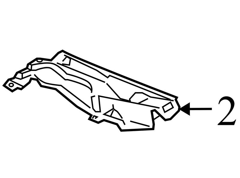 5570952050 2007-2011 Toyota Yaris Windshield Wiper Cowl Trim Piece Used OEM 5570952050