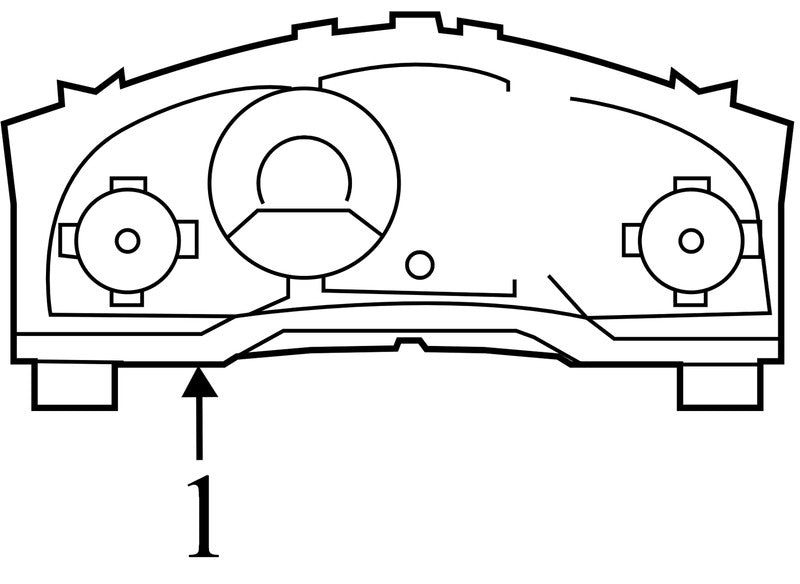 P05091634AA 2013-2014 Chrysler Town & Country Instrument Cluster Used P05091634AA OEM
