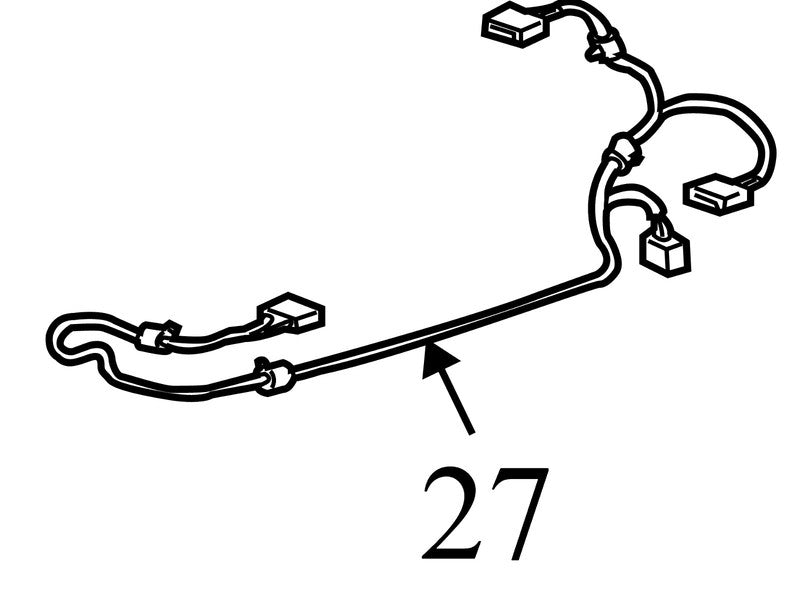 88986940 2002-2005 Buick LeSabre HVAC System Wiring Harness Used OEM