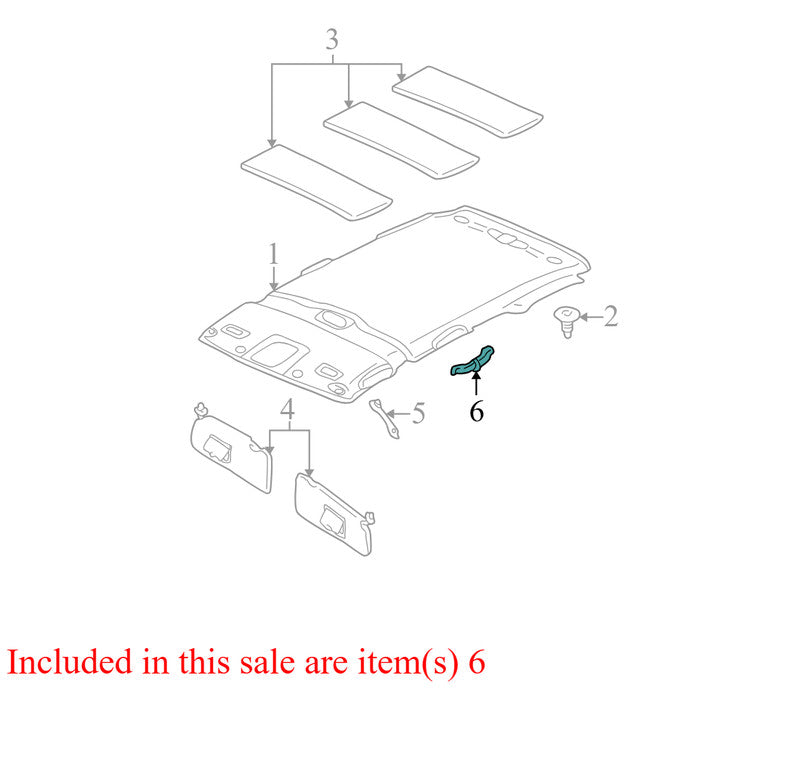 5L8478310406AA3 2005-2006 Mazda Tribute Passenger FR Interior Grab Bar Used 5L8478310406AA3 OEM