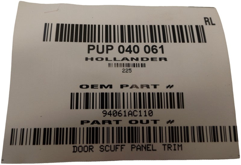 94061AC110 1995-1999 Subaru Legacy Driver Rear RL Door Sill Trim Used OEM 94061AC110