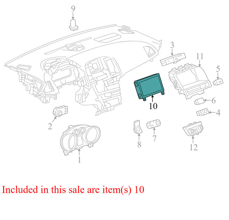 22851302 2013-2017 Buick Verano GPS Navigation System Used 22851302 OEM