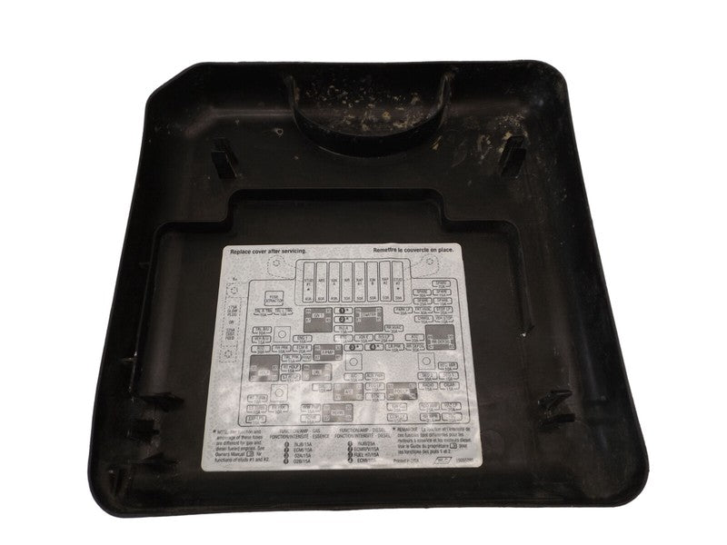 15055394 1999-2006 GMC Yukon XL 1500 Fuse Box Cover Used 15055394 OEM