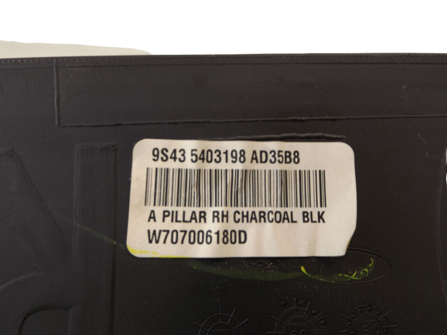 9S4Z5403599AB 2008-2011 Ford Focus Right Body A-Pillar Trim Panel Used 9S4Z5403599AB OEM