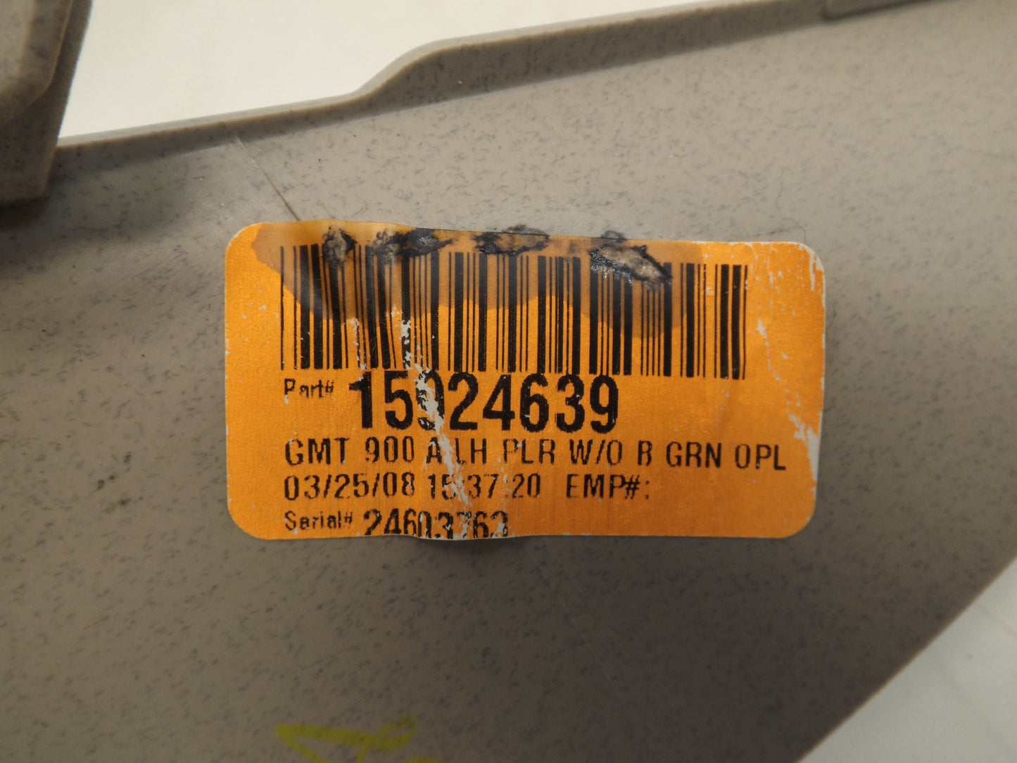 15924639 2008-2009 Chevrolet Silverado 1500 Body A-Pillar Trim Panel Used 15924639 OEM