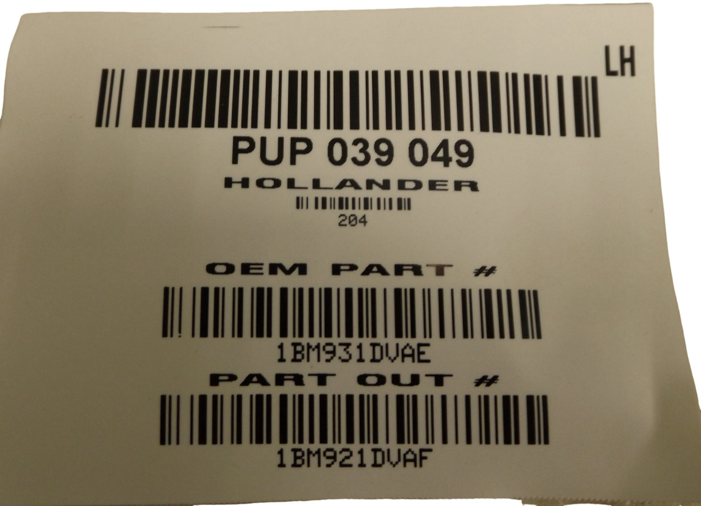 1BM921DVAF 2008-2012 Jeep Liberty Driver Front Left Interior Door Panel Used OEM 1BM931DVAE