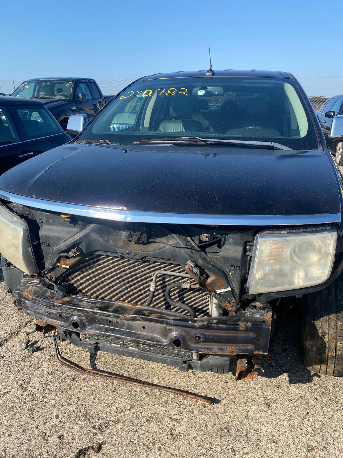 7A1378519A58 2007-2010 Lincoln MKX Upper Light, Storage Console Used 7A1378519A58 OEM