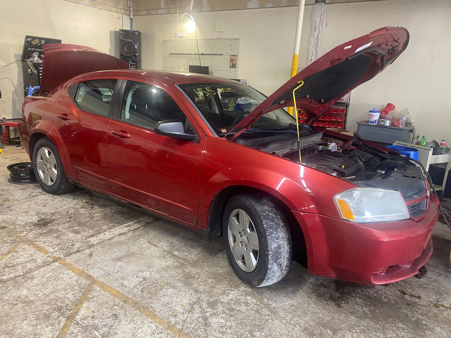 1000592 2008-2010 Dodge Avenger Dashboard Center Left Air Vent Used 1AM70DX9AC