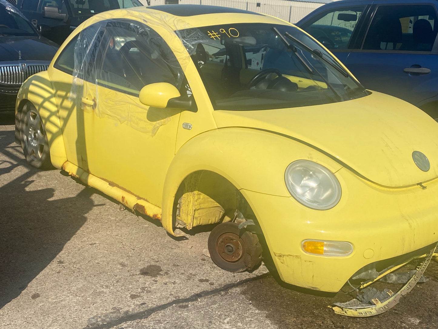 1C0868301C 2001 Volkswagen Beetle RL Interior Quarter Panel Trim Panel Used 1C0868301C OEM