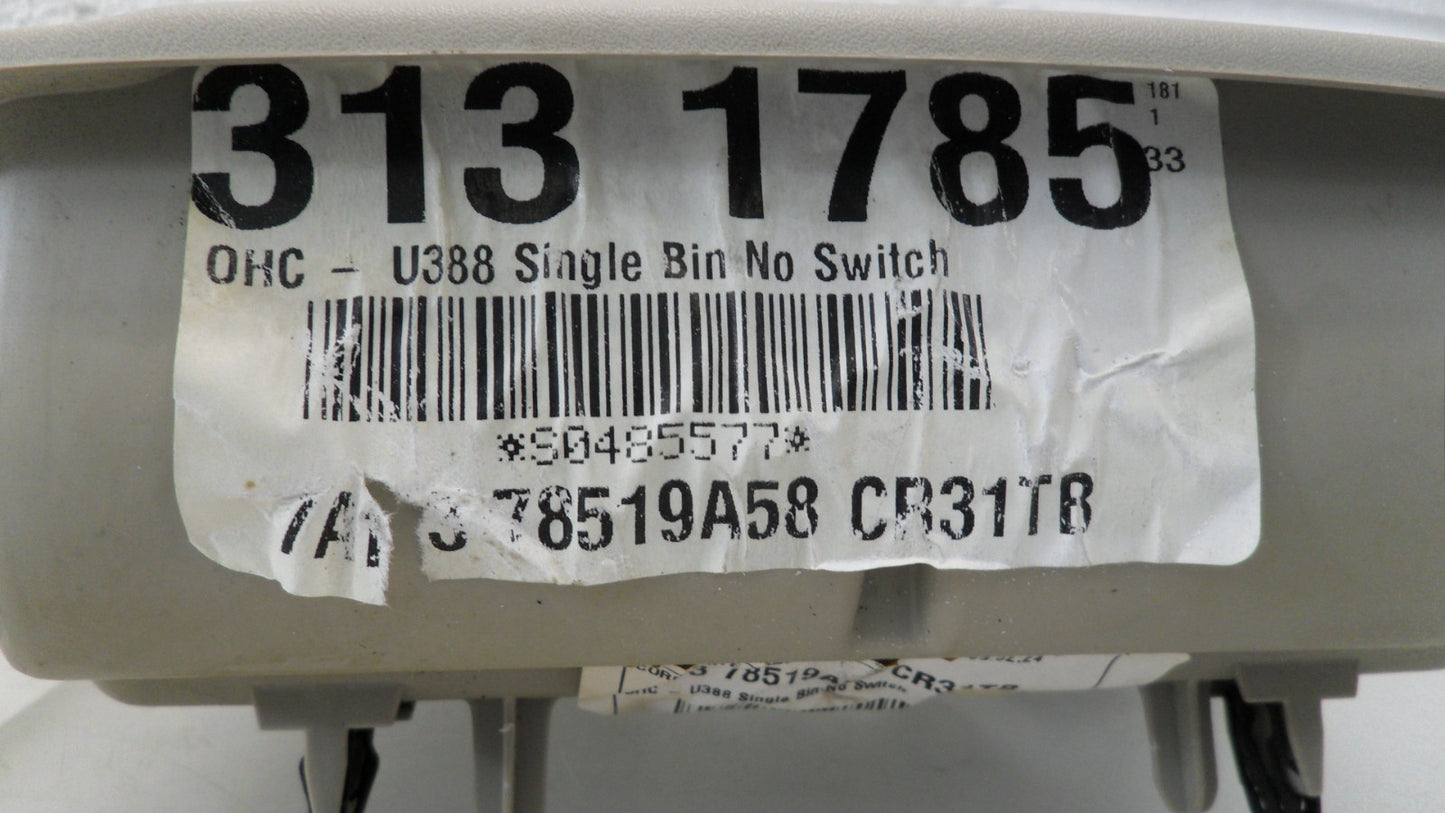 7A1378519A58 2007-2010 Lincoln MKX Upper Light, Storage Console Used 7A1378519A58 OEM