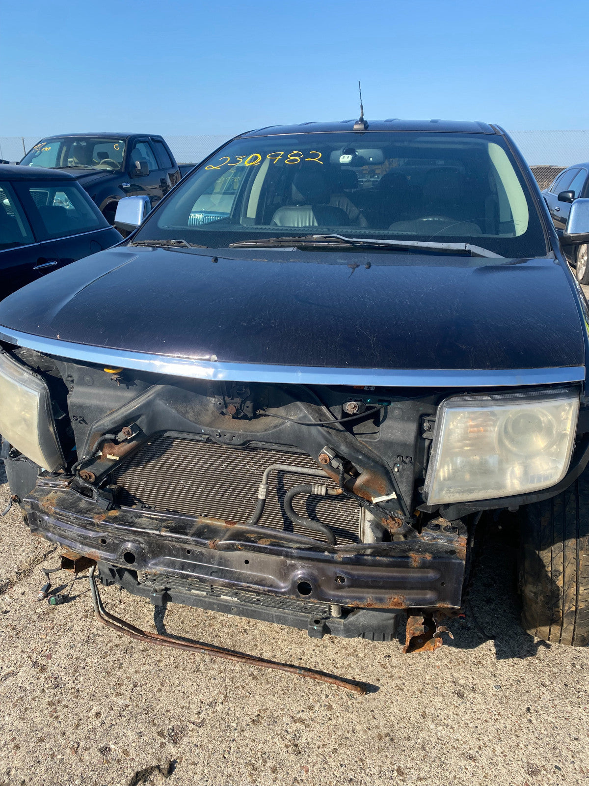 7A1378044D70 2007-2010 Lincoln MKX Speedometer Instrument Cluster Bezel Used 7A1378044D70 OEM