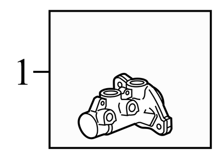 20990924 2010-2017 GMC Terrain Brake Master Cylinder 2.4L Used 20990924 OEM