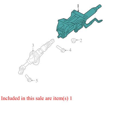 23342825 2010-2017 GMC Terrain Steering Column Used 23342825 OEM