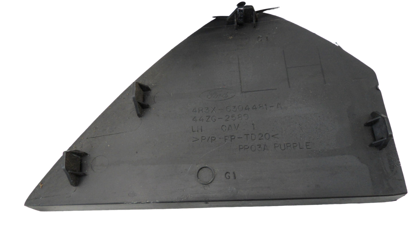 4R3X6304481A 2005-2009 Ford Mustang FL Instrument Panel Side Cover Used 4R3X6304481A OEM