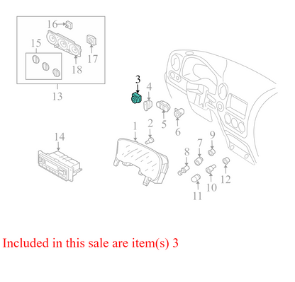 4L1Z11654CAA 2003-2006 Ford Expedition Headlight Switch Used OEM 4L1T13D062CA